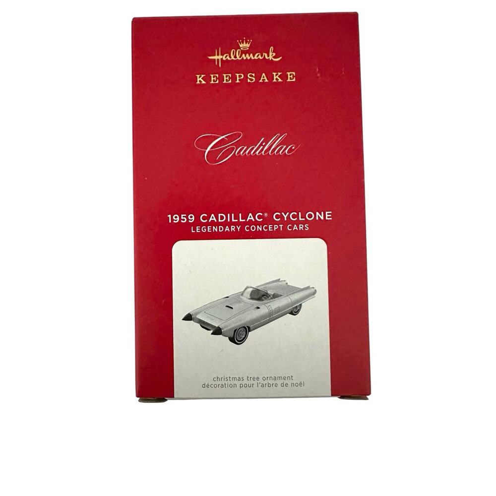 2021 Hallmark Ornament 1959 CADILLAC CYCLONE‎ Legendary Concept Cars #4 H49
